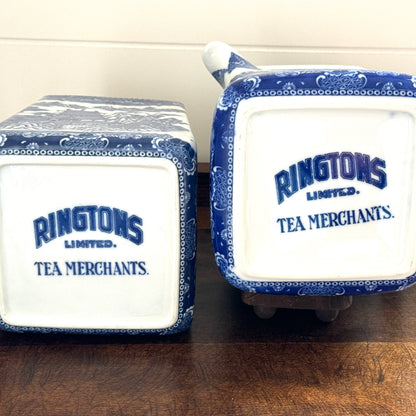 Ringtons Limited Tea Merchants Teapot and Biscuit Jar